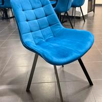 Sedie in  velluto sfoderabile come  nuove