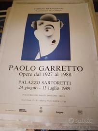 manifesto poster pubblicitario illustrato Garretto