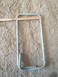 10 staffe in ferro zincato per costruzioni d14cm