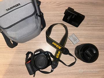 Nikon D3500 + Obiettivo 18-105mm VR | Come Nuova