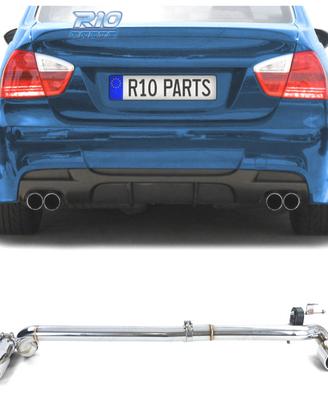 KIT CONVERSIONE SCARICO BMW E90 E91 LOOK M DOPPIO 