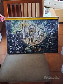 QUADRO MILKO BAMBIC ORIGINALE "DONNA BIONICA" OLIO