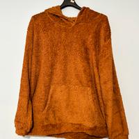 Felpa fluffy marrone