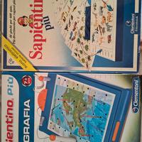  GIOCO SAPIENTINO PIU, E SAPIENTINO GEOGRAFIA