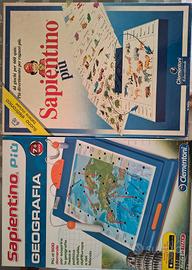  GIOCO SAPIENTINO PIU, E SAPIENTINO GEOGRAFIA