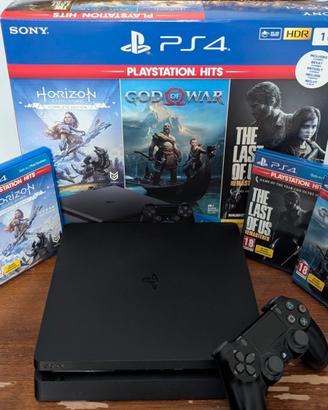 PS4 Slim 1TB + 3 Giochi - Software 12.00