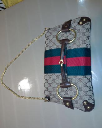 Gucci Tom Ford Horsebit Chain Clutch/Shoulder Bag