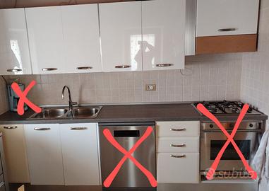 Cucina laccata bianca