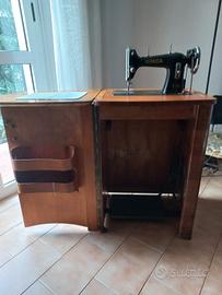 macchina da cucire con mobile