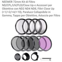 KIT FILTRI FOTOGRAFICI