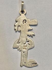 Ciondolo di Andy Capp in argento 800