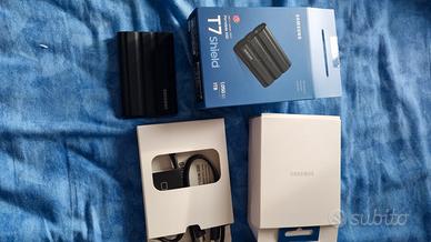 Ssd modello t7 samsung color black con scatola