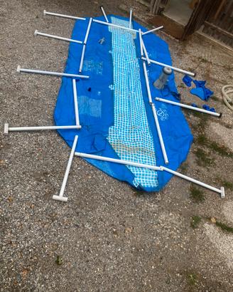 Piscina intex con pompa