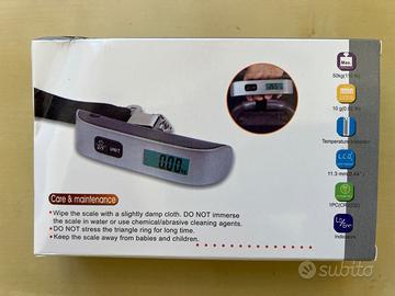 Bilancia pesa valigia/trolley digitale da viaggio