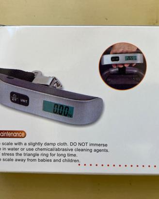 Bilancia pesa valigia/trolley digitale da viaggio