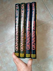 4 volumi libri Papa Giovanni XXIII e Giovanni Paol