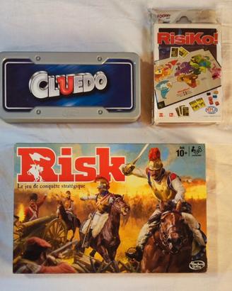 Risiko + Cluedo + Mini Risiko