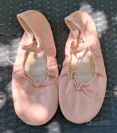 Scarpe danza classica Domyos suola intera cuoio 38