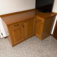 Mobile legno 150x60 con angolo da 30
