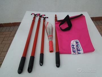 Appendiabiti Telescopico Rosso