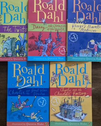 5 libri di Roald Dahl in inglese