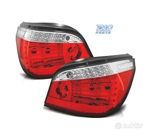FANALI A LED BMW E60 03-07 ROSSO BIANCO LED DINAMI