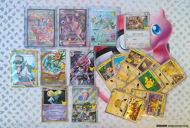 Lotto Carte Pokemon 30 Anniversario Italiano 