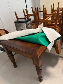 Tavolo fisso antico non allungabile con 6 sedie