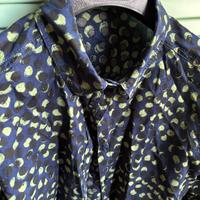 Camicia donna blu e verde BENETTON taglia XS