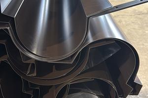 Gronda lamiera preverniciata testa di di moro 6/10