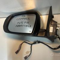 Specchietto retrovisore jeep compass dx sx 12 pin