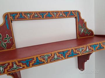  due mensole e uno appendiabiti marocchini