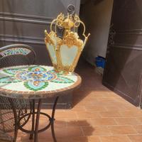 lampadario in ottone 