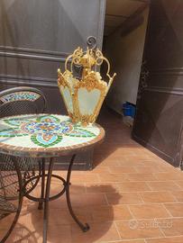 lampadario in ottone 