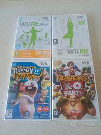 Lotto 4 Giochi Nintendo Wii COMPLETI 
