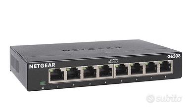 NETGEAR Switch Ethernet 8 porte Unmanaged (GS308)
