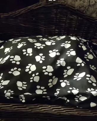 Divanetto in vimini per animali cane gatto Cuccia