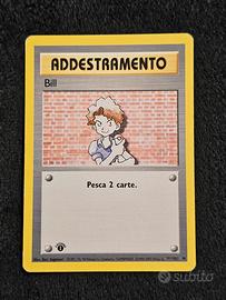 carta pokemon bill 1 edizione