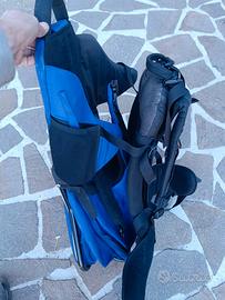 Zaino per passeggiata porta bambino 