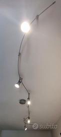 LUCI – BINARIO DI 5 FARETTI A SOFFITTO
