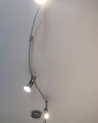 LUCI – BINARIO DI 5 FARETTI A SOFFITTO