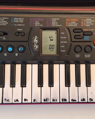 Tastiera musicale portatile Casio SA-78 