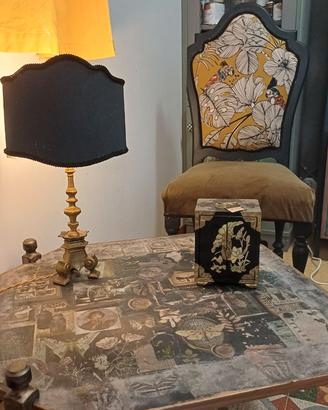 Arredamento vintage o dipinto a mano