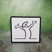 Lampada RGB Led La Linea - Osvaldo Cavandoli