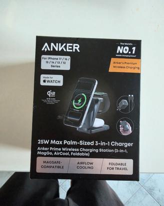 Anker Prime Caricatore Wireless 3 in 1 Qi2.2 da 25