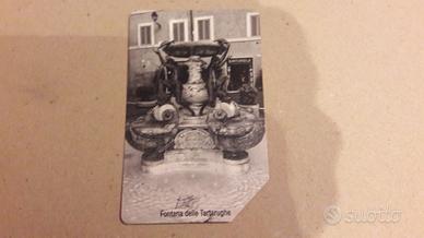 Scheda telefonica Fontana delle Tartarughe - RARA