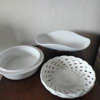 Cestini e Piatti di ceramica "Mulino Bianco"