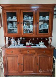 Credenza/mobile stile antico arte povera vetrina