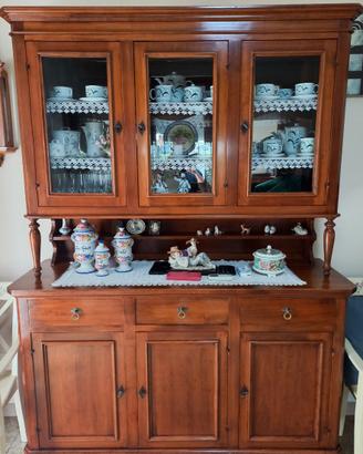 Credenza/mobile stile antico arte povera vetrina