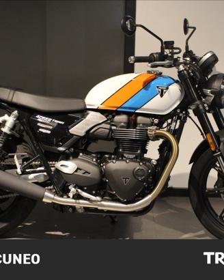 TRIUMPH Speed Twin 900 Pure White/Blue/Orange Abs